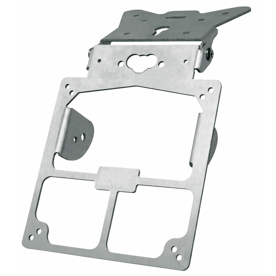 Portatarga X-treme silver - LAMPA