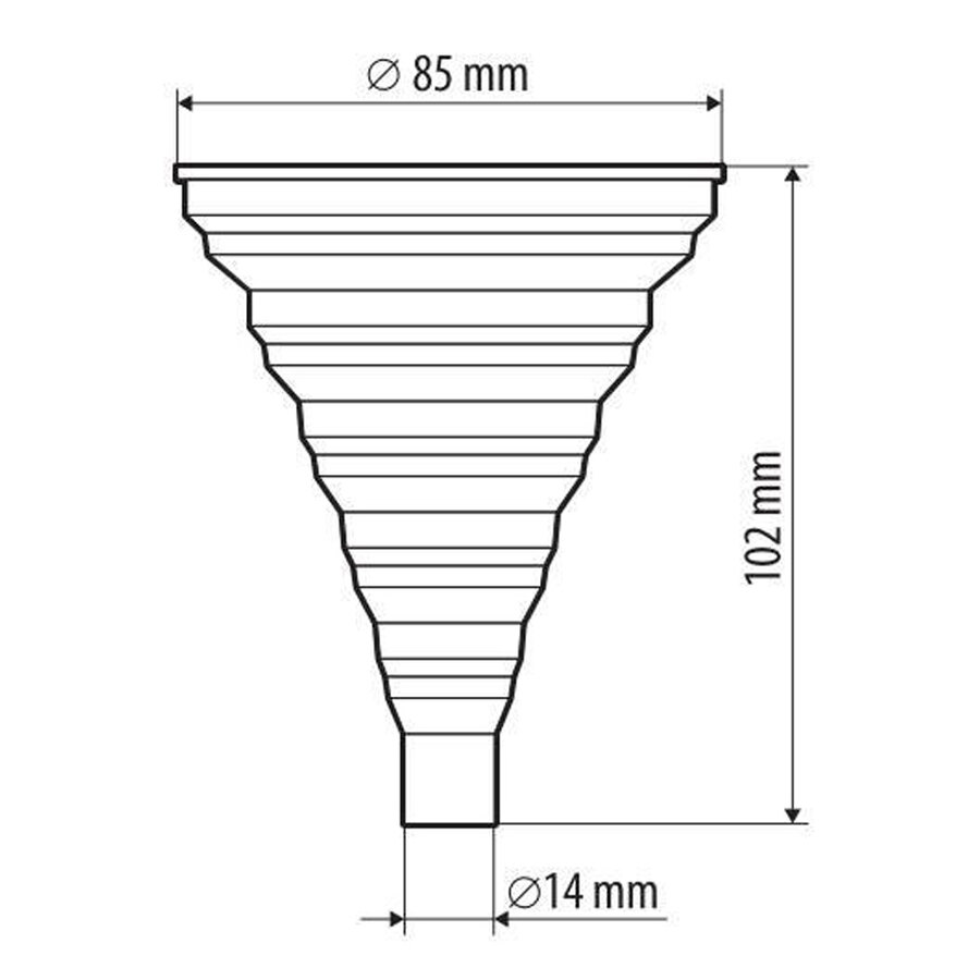Chef Craft Imbuto Pieghevole 12,7 Cm: Salvaspazio In Cucina! - 5