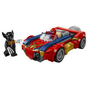LEGO - Costruzioni Lego Marvel - Auto Spider-Man vs Venomized Wolverine - LEGO - Costruzioni
