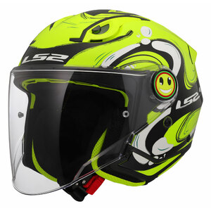 LS2 HELMETS - Casco bambino Jet OF622 Funny II Glup - Casco bambino Jet