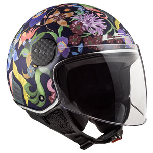 Casco Jet Demi Jet OF558 Sphere Lux Bloom LS2 HELMETS in vendita su Bep's