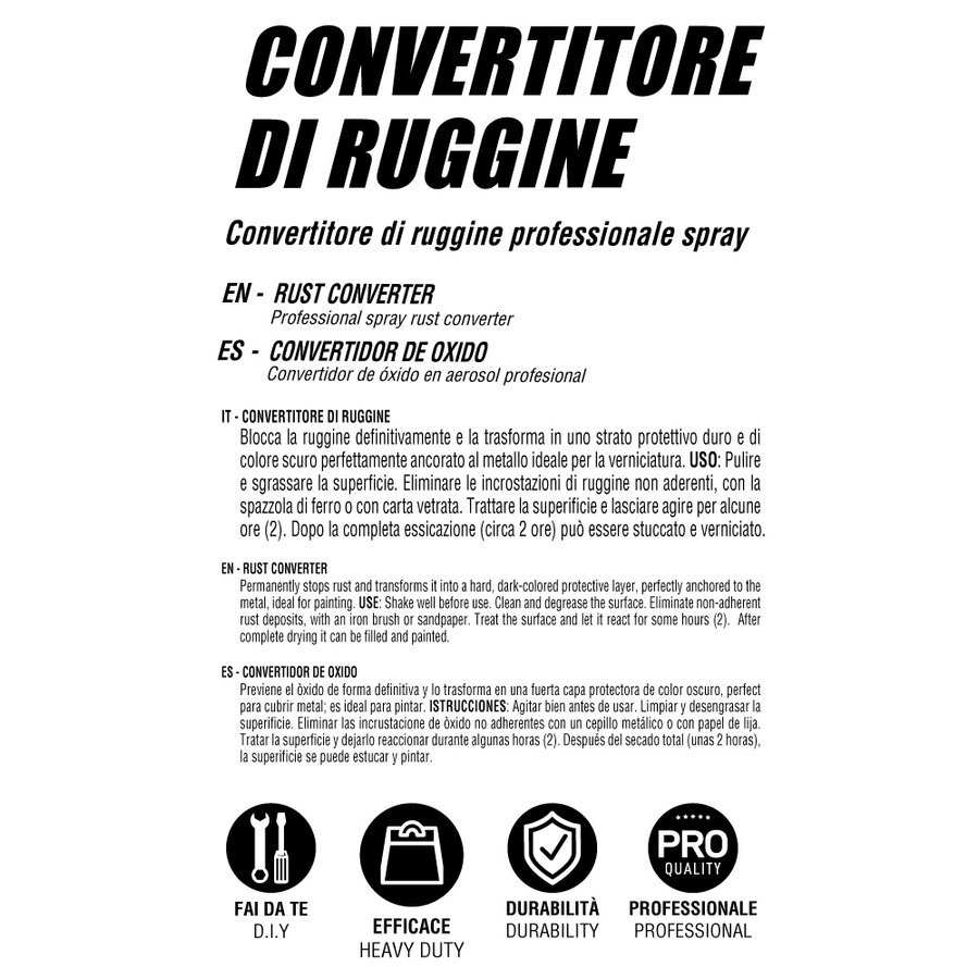 Spray Rimuovi Ruggine 30ml - Convertitore Istantaneo Per Metalli, Auto E Attrezzi - Foto 2