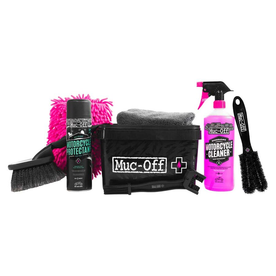Pulitore 8 in 1 Motorcycle Cleaning kit - MUC-OFF