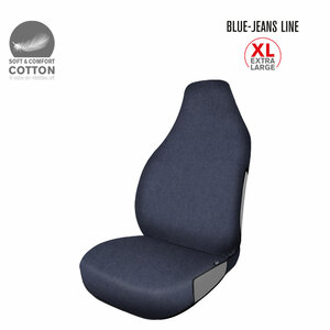 NORRIS - Coprisedili anteriori 1pz Everyday - Blue jeans XL - NORRIS - Coprisedili anteriori 1pz
