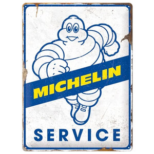 Cartello in latta Michelin Service - NOSTALGIC ART - NOSTALGIC ART