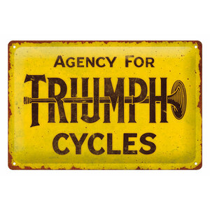 Cartello in latta Triumph - NOSTALGIC ART - NOSTALGIC ART