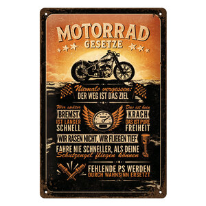 NOSTALGIC ART - Cartello in latta Harley Davidson - NOSTALGIC ART - Cartello in latta