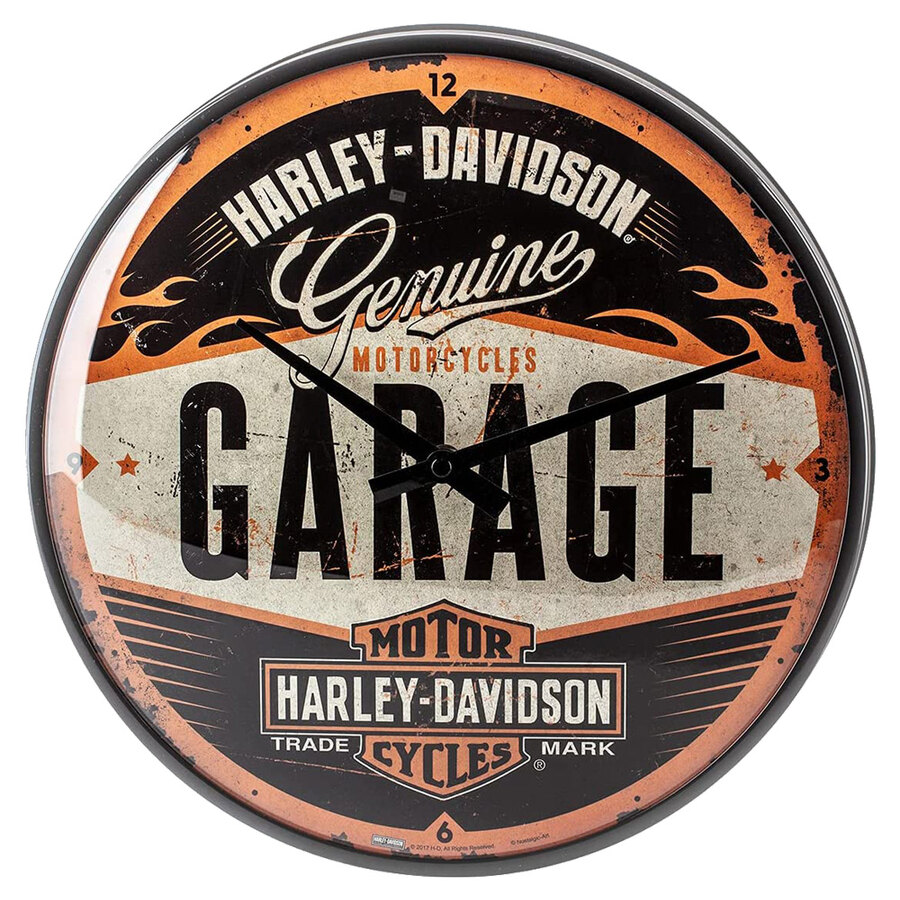 Orologio Harley Davidson Garage - NOSTALGIC ART