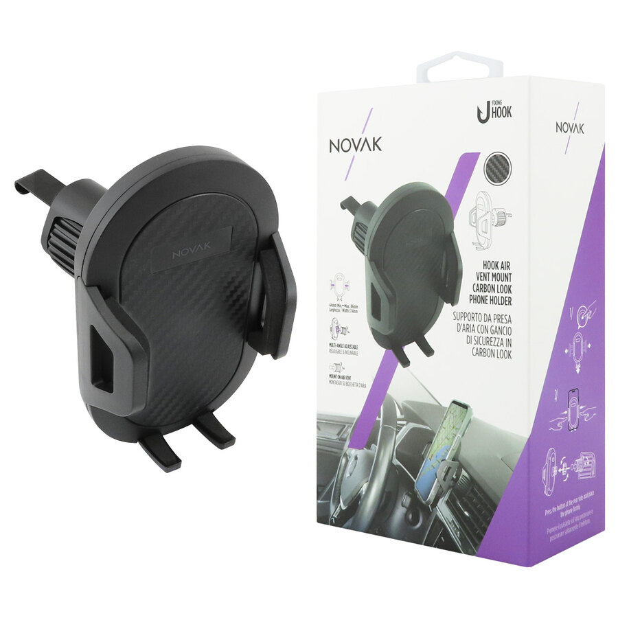 Supporto da presa aria Con gancio di sicurezza - NOVAK