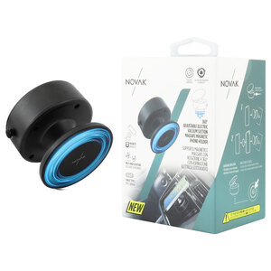 Supporto magnetico da cruscotto Superfici lisce o metalliche - NOVAK - NOVAK