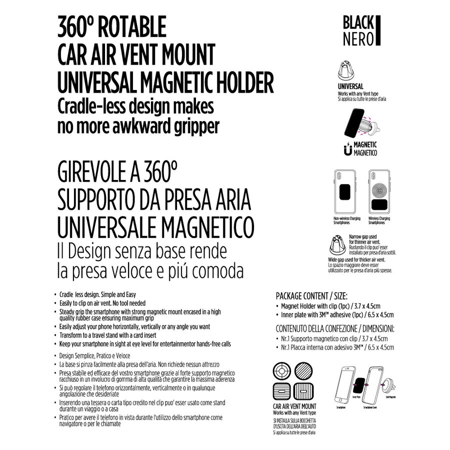 20 Griglie Di Ventilazione Per Auto | Presa Aria Decorativa In PVC Cromato | Rosso/Argento