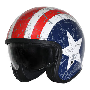 ORIGINE - Casco Jet Vintage Spirit Rebel Star - Casco Jet Vintage