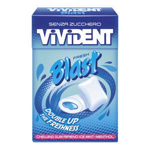 PERFETTI VAN MELLE - Vivident Fresh Blast Blue - PERFETTI VAN MELLE
