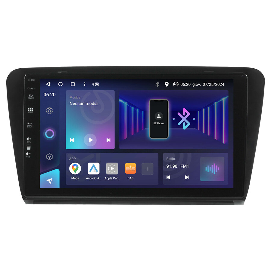 Autoradio Applicazione specifica Mediastation Customfit - PHONOCAR Skoda Octavia