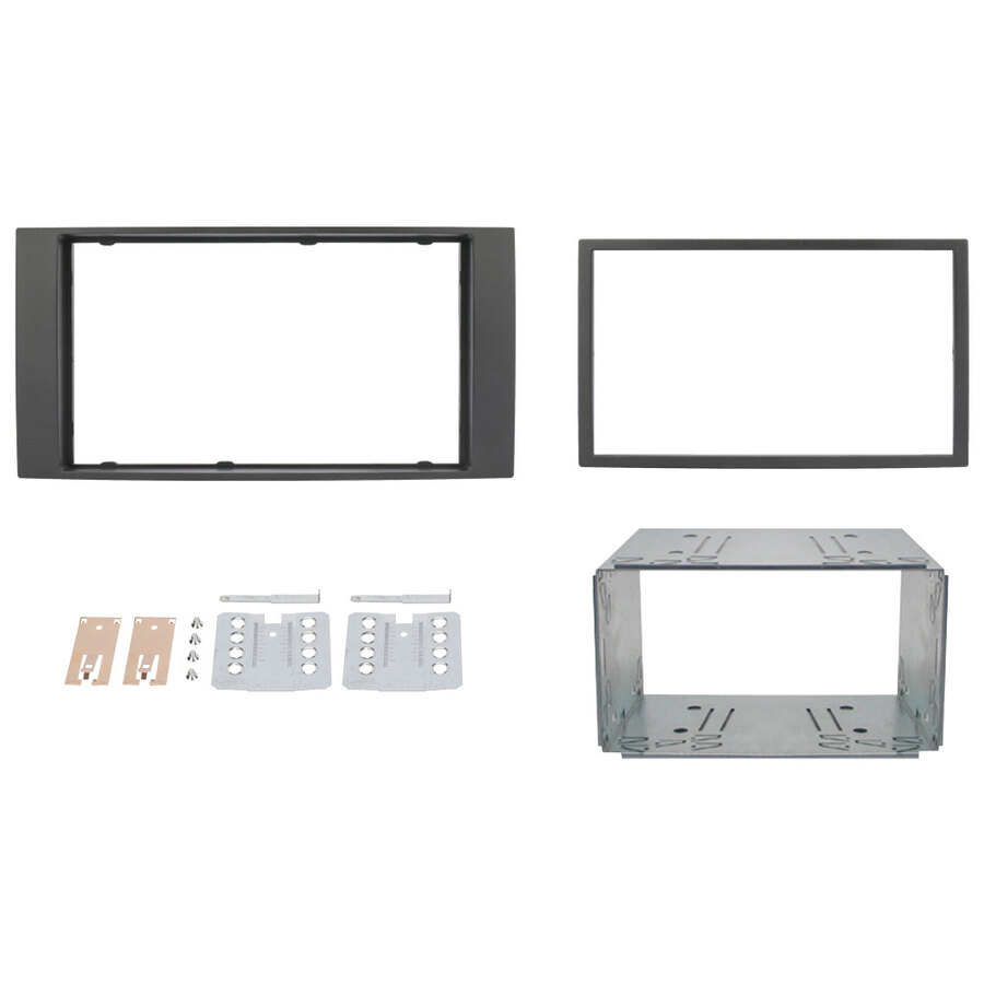 Installazione Mascherina 2 din - PHONOCAR Volkswagen Multivan, Touareg, Transporter