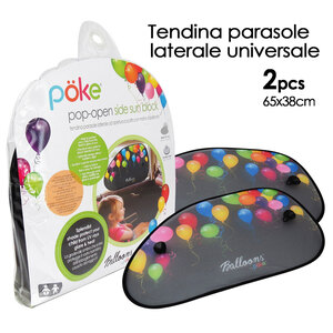 POKE - Tendina laterale con ventosa Ballons - POKE - Tendina laterale con ventosa