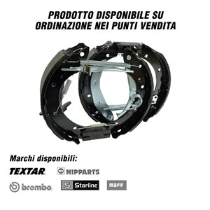 RICAMBI VARI - Ganasce freno - RICAMBI VARI Alfa Romeo, Audi, Bmw, Chevrolet, Chrysler, Citroen, Dacia, Daewoo, Daihatsu, Dodge - Ganasce freno