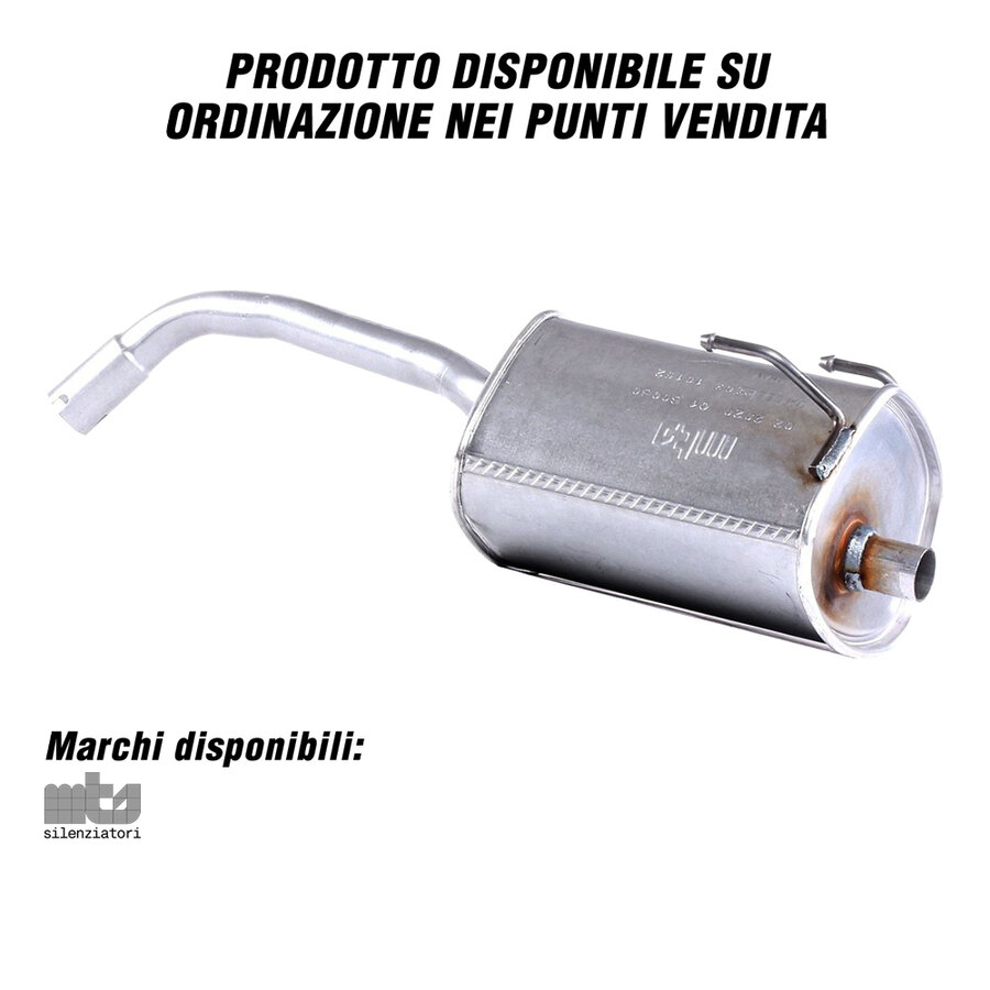 Silenziatore posteriore - RICAMBI VARI Alfa Romeo, Audi, Bmw, Chevrolet, Chrysler, Citroen, Dacia, Daewoo, Daihatsu, Dodge
