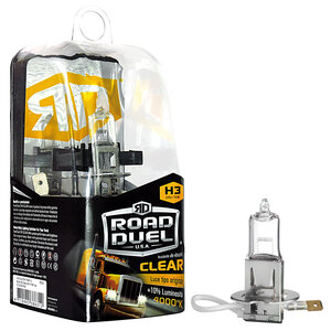 ROAD DUEL - Lampadina alogena Clear H3 - ROAD DUEL - Lampadina alogena