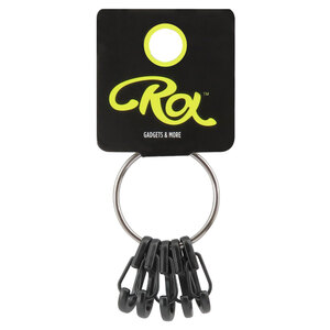 BE-TOOL - 1 portachiavi in lega di titanio, moschettone da appendere con fibbia multiuso per uso esterno (anello da 26 mm
