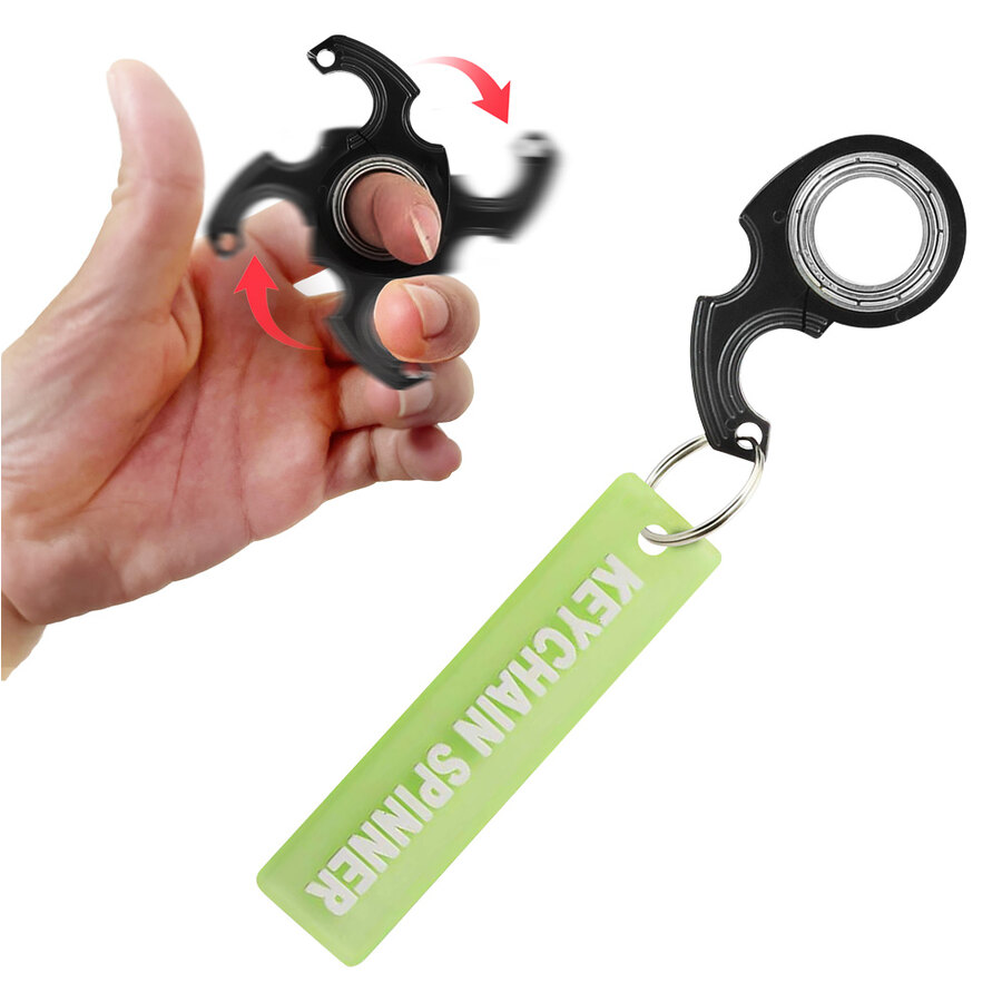 Portachiavi Spinner anti stress - ROX