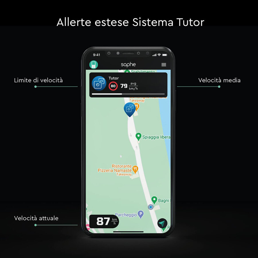 Saphe Drive Mini Allerta Autovelox - Display A Colori, EU, Sistema Tutor, Bluetooth, Senza Abbonamento - Foto 10