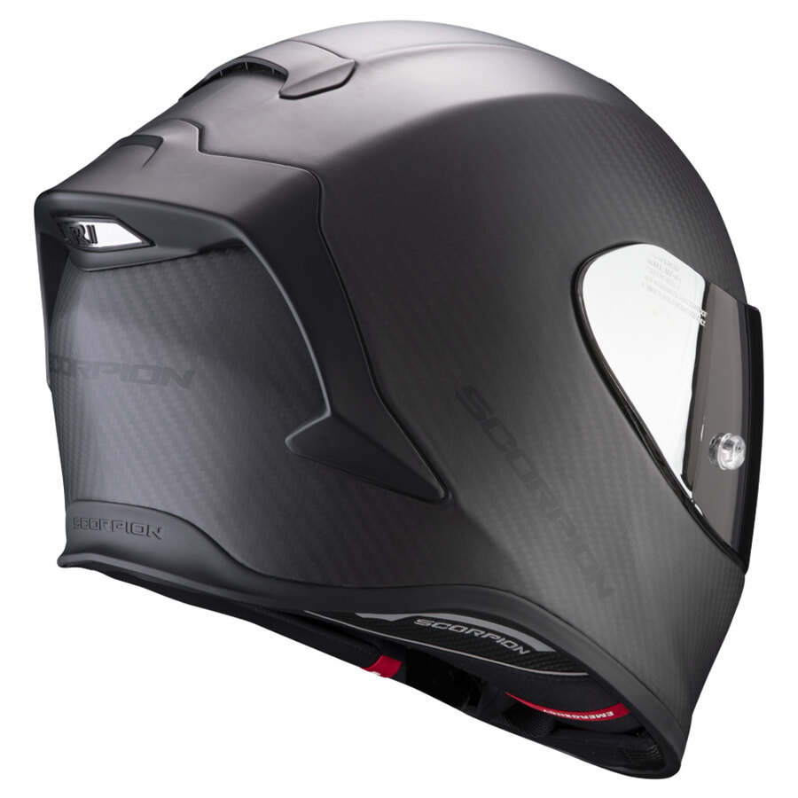 Casco EXO R1 EVO CARBON AIR ONYX Di Scorpion - Leggero In Carbonio, Visiera Antiappannante, Taglia L Nera - Foto 4