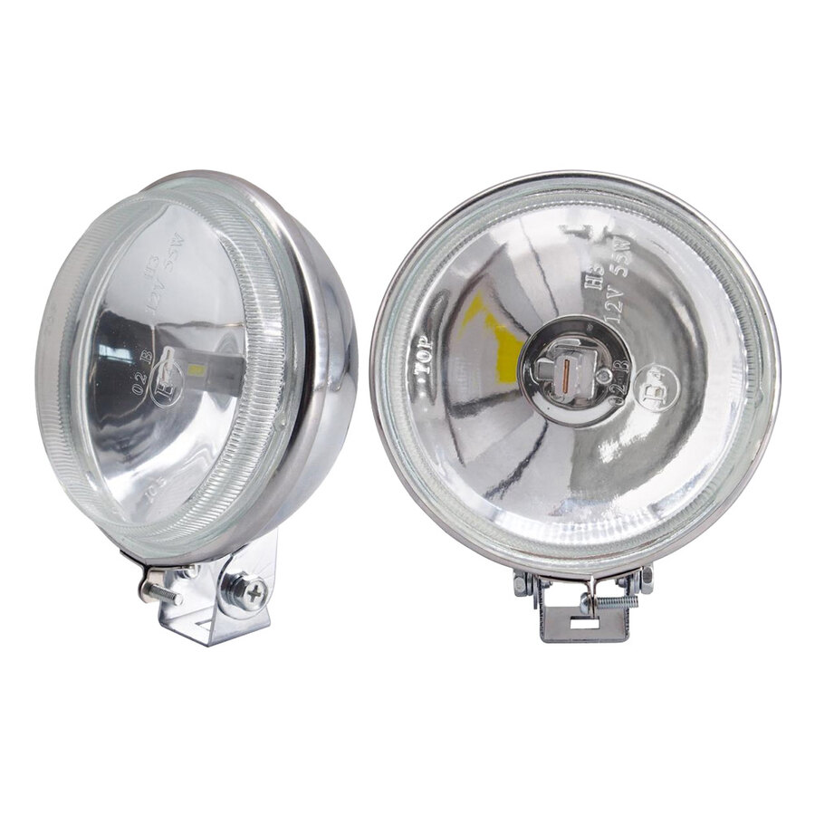 Coppia Fari Supplementari LED 18W 6 LED 12V/24V Con Staffe - HANDEL