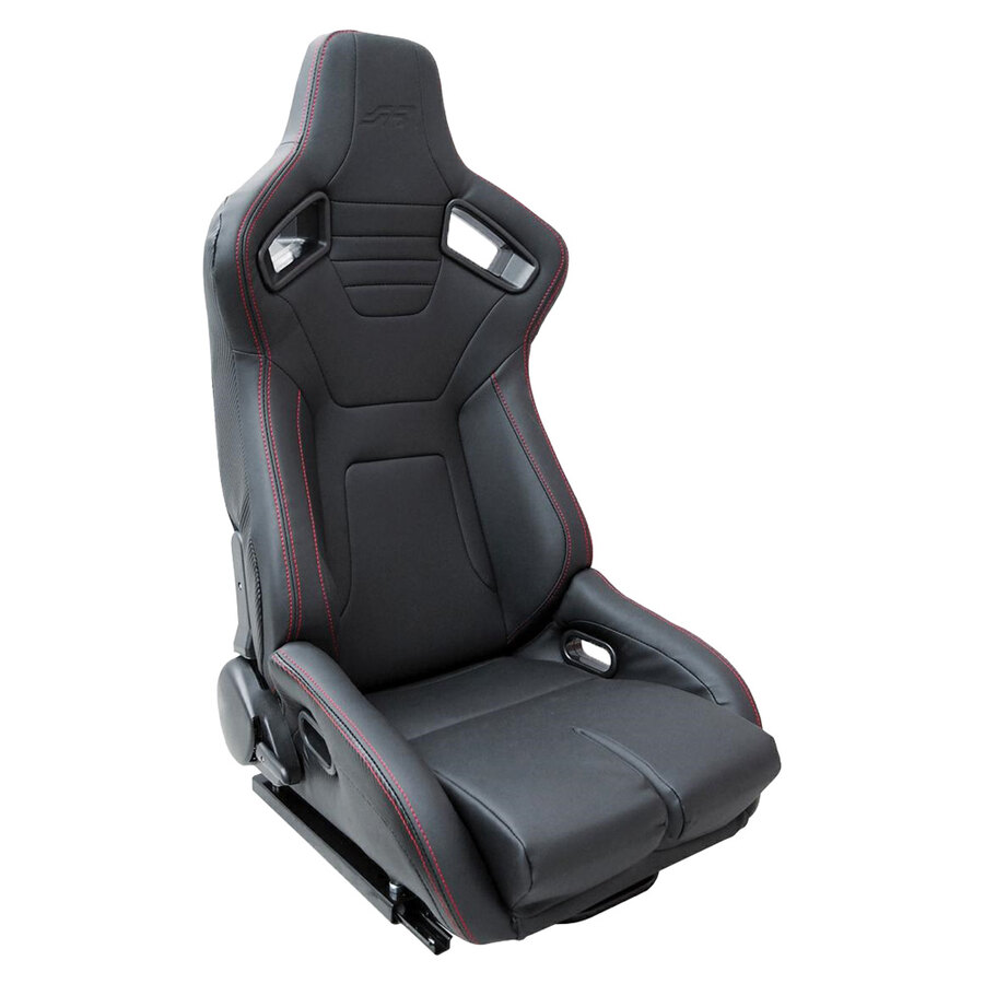 Sedile sportivo Simoni Racing Emerson nero carbon/rosso