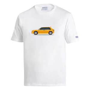 SPARCO - T-Shirt Lancia HF Delta gialla - T-Shirt