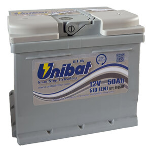 UNIBAT - Batteria auto EFB Bassa - UNIBAT - Batteria auto EFB