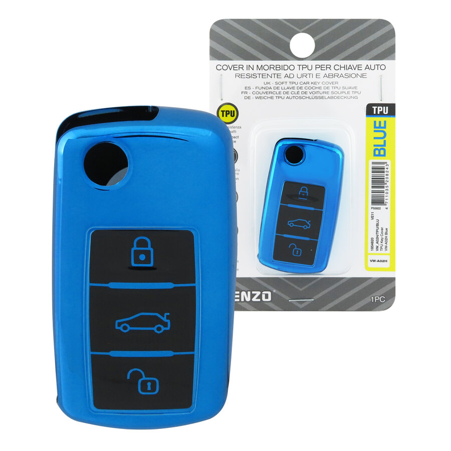 Cover chiave Volkswagen A02H - VENZO Seat Leon, Skoda Fabia, Octavia, Superb, Yeti, Volkswagen Bora, Golf, Jetta, Phaeton, Touareg