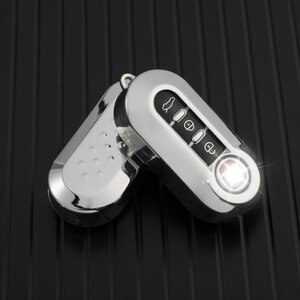 CCYKXA Cover Di Ricambio Pieghevole Per Chiave Auto  3 Pulsanti Per Fiat 500 Doblo Ducato Panda Punto E Peugeot 84311183 - Foto 11