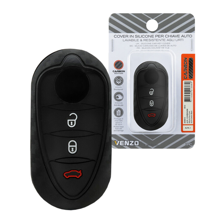 Cover chiave Carbon Edition - VENZO Alfa Romeo 159, Brera, Giulietta, Mito