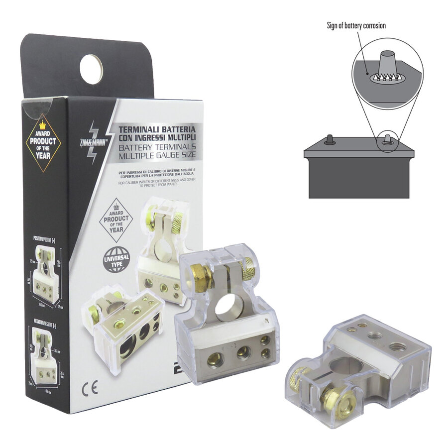 Morsetti batteria Con ingressi multipli - ZIM&MANN