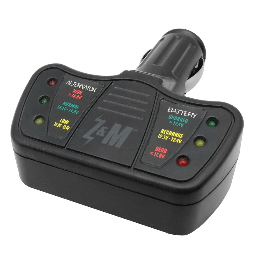 MISURATORE DI TENSIONE batteria auto facile da usare per 12V24V auto