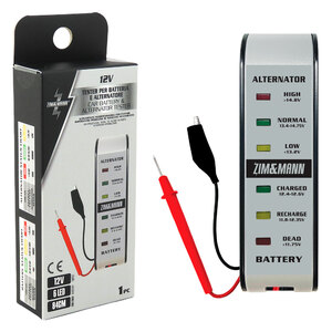 Tester batteria e alternatore 12V - ZIM&MANN - ZIM&MANN