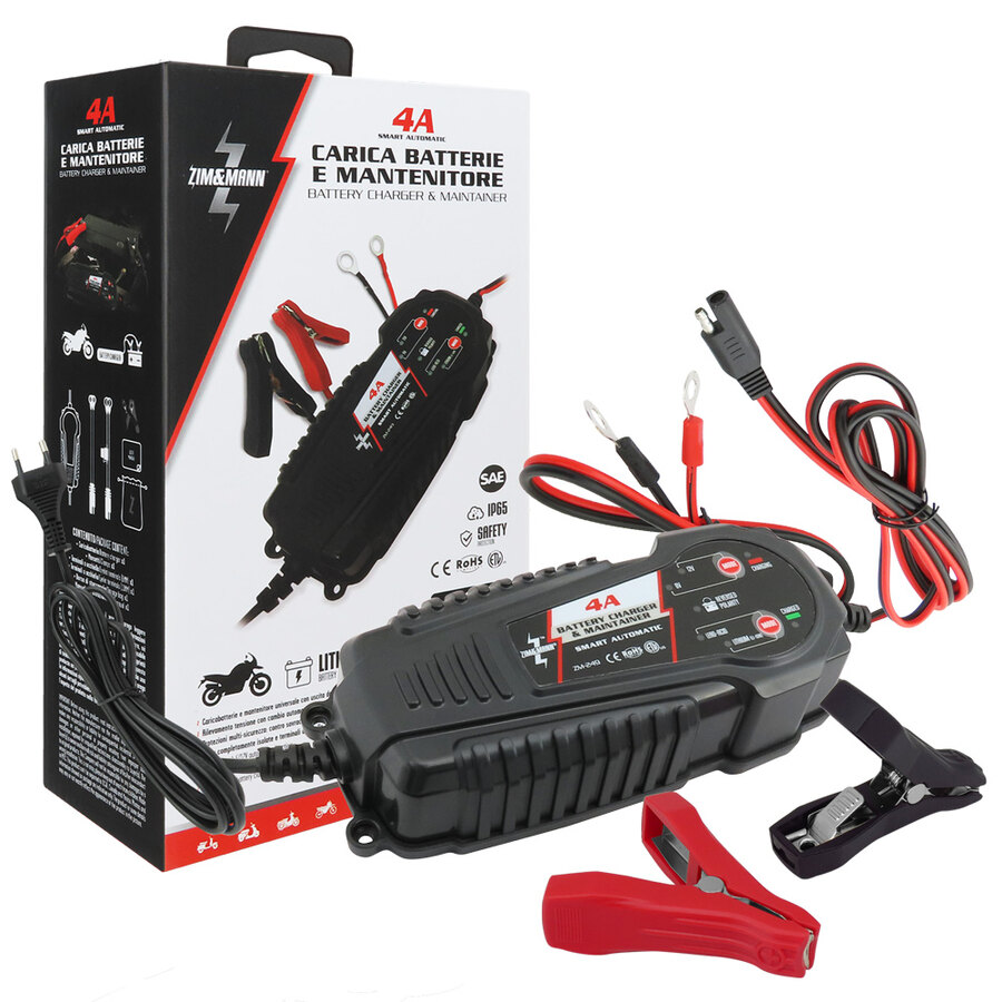Carica batteria + mantenitore - ZIM&MANN
