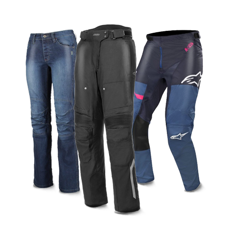 Pantaloni moto per donna