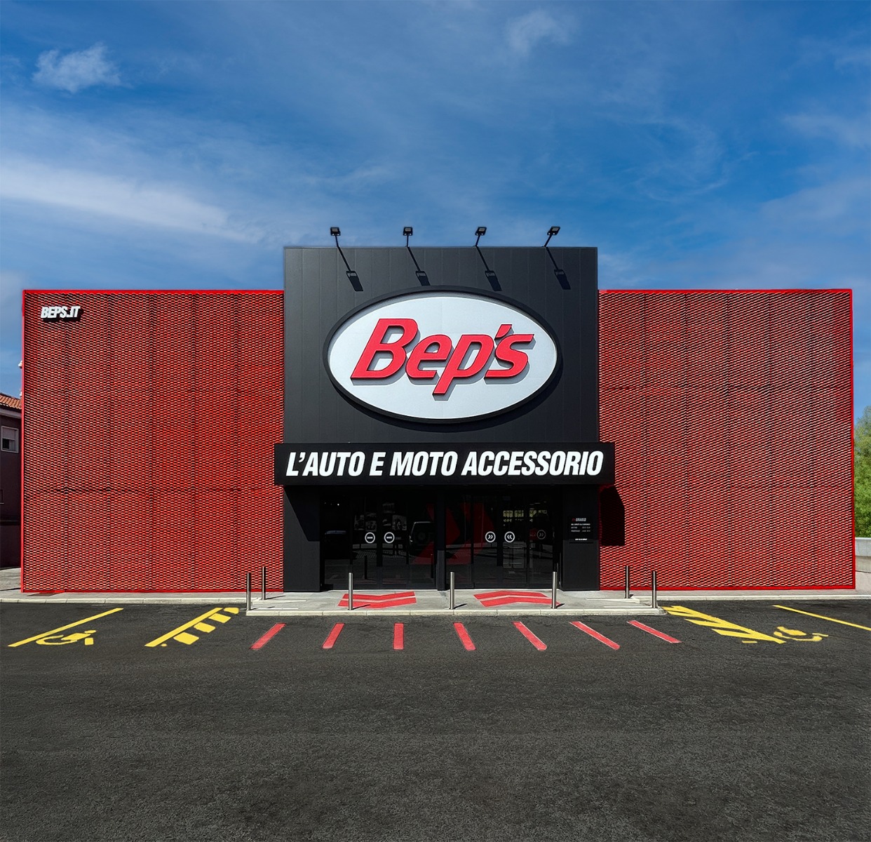 Ingresso del negozio Bep's di Vicenza