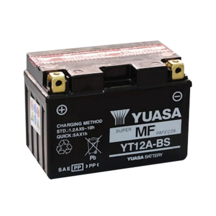 Batteria moto YT12A Sigillata attiva - YUASA