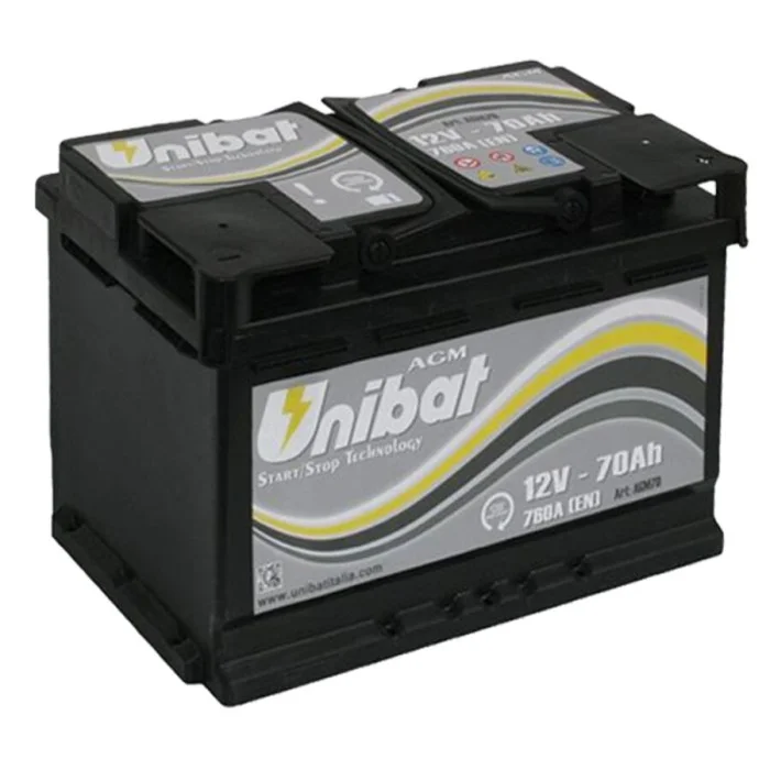 Batteria auto AGM - UNIBAT