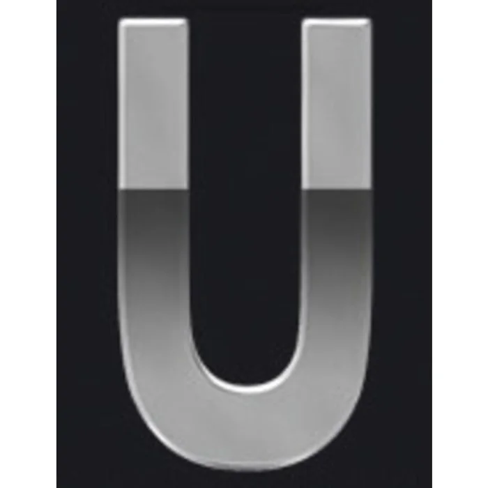 Adesivi lettere e numeri Chrome Logo - LAMPA