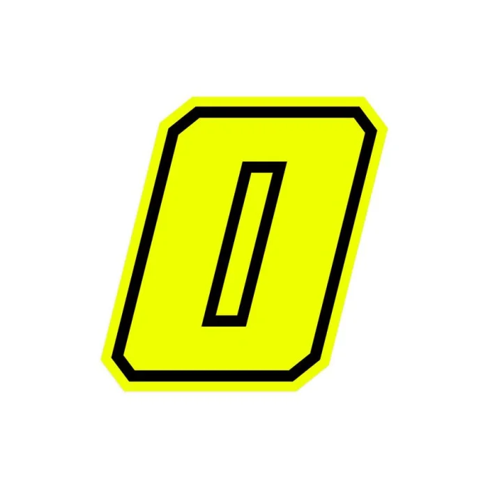 Numeri e lettere adesive Race moto GP - GAT