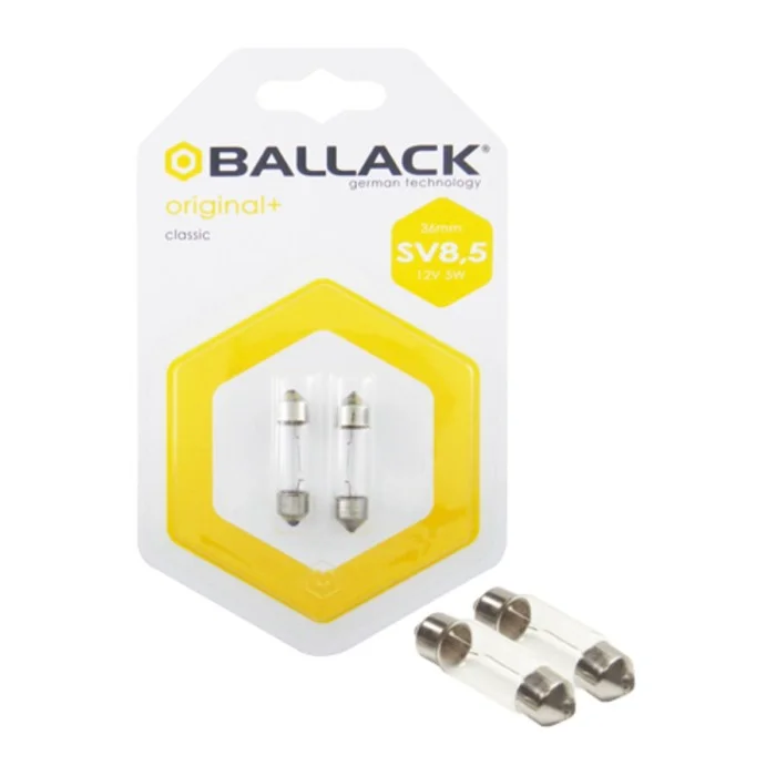 Lampadina a siluro a filamento SV8,5 - BALLACK