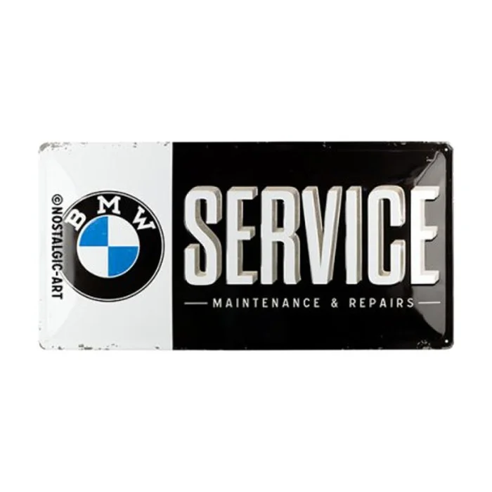 Cartello in latta BMW Service - NOSTALGIC ART
