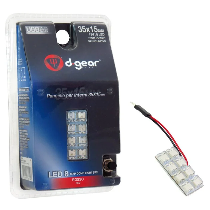 Pannello led 8 led - D-GEAR