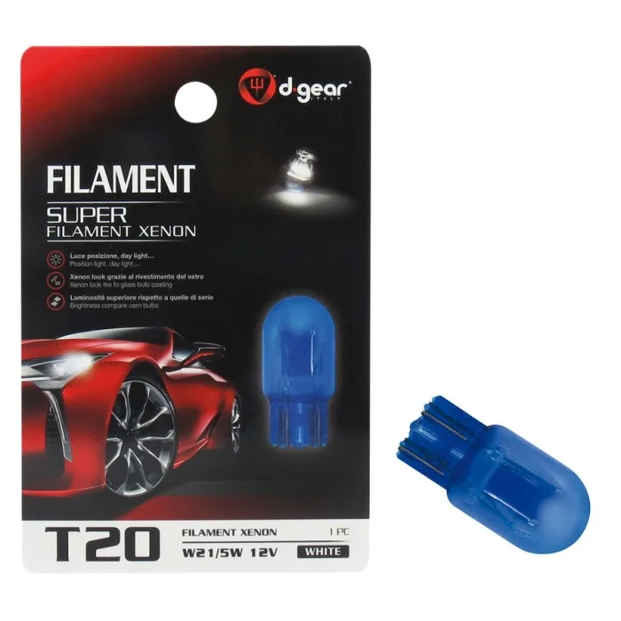 Lampadina T20 a filamento Super - T20 - 4 contatti - D-GEAR