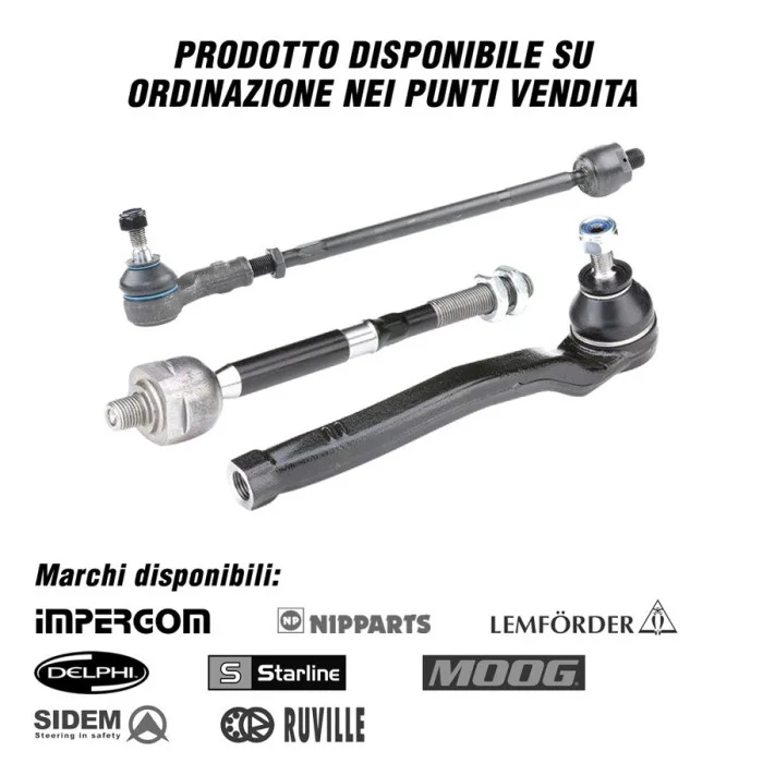 Tiranti sterzo Alfa Romeo, Audi, Bmw, Chevrolet, Chrysler, Citroen, Dacia, Daewoo, Daihatsu, Dodge - RICAMBI VARI