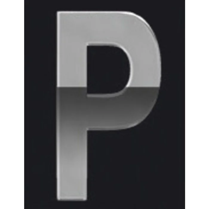 Adesivi lettere e numeri Chrome Logo - LAMPA